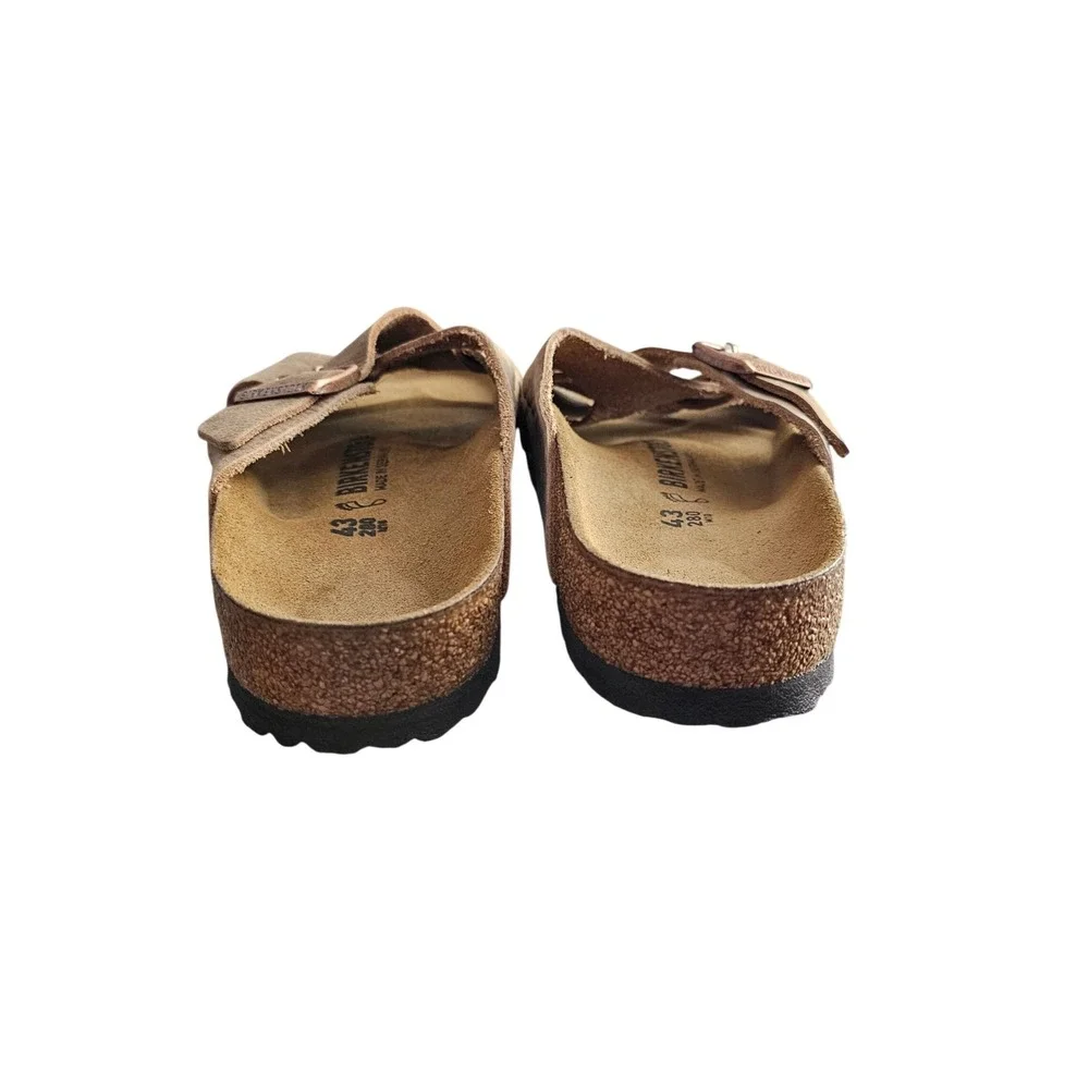Birkenstock Lugano Sandals Camberra Old Tobacco Size EU 43 US 10  Regular Width